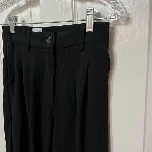 PRINCESS POLLY Black Archer Pants / wide leg trouser size 4 - Picture 6 of 8